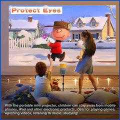 Portable Pocket Projector Home LED Mini Projector For Micro Video Game Proyector Toy Beamer Kids Christmas Gifts