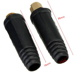 A Pair of 10-25mm European Electric Welding Machine Rapid Connectors