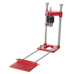 Red Aluminum Alloy Drill Locator for Household Use, 40-192mm Expansion, Fits 1.5-13mm Drill Bits, Portable Tool Set
