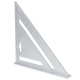 7/12" Aluminum Alloy Angle Square Triangle Ruler Roofing Carpenter Wood Working Tool
