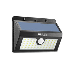 Wireless Solar Powered 45 LED Waterproof PIR Motion Sensor Outdoor Wall Light