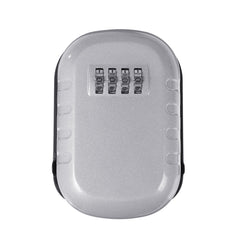 Key Lock Box Wall Mounted Aluminum Alloy Key Safe Box Weatherproof Gray / Black