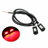 12V 3 LED SMD Motorcycle Car Number License Plate Screw Bolt Light Lamp Bulb