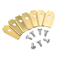 60pcs Replacement Titanium Blades Screws Set Suitable For All Husqvarna Mower / Gardena Robotic Lawnmower