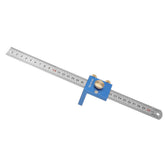 30CM/12IN Metric Line Drawing Ruler 90 Line Ruler Woodworking Right Angle Ruler Woodworking Measuring Tool