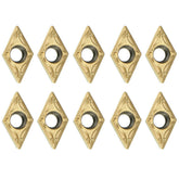 10Pcs DCMT070204 US735 DCMT21.51 Carbide Inserts for Lathe Turning Tool