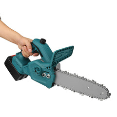 300W 10In One-hand Electric Rechargeable Chain Saw Cordless Chainsaw Wood Cutter Woodworking Tool