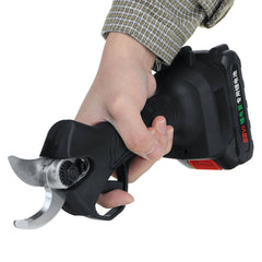 21V Cordless Pruning Shears Electric Scissors Rechargeable Wood Cutter