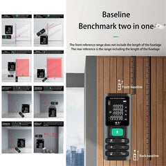 70M/120M Laser Distance Meter Digital Laser Rangefinder Angle Range Finder Laser Tape Measure Tool