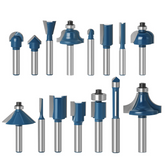 15Pcs 1/4 Inch Shank Router Bit Set Woodworking Milling Cutter 6.35mm Shank Drill Bits