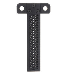 Black Aluminum Alloy T-160 Hole Positioning Measuring Ruler 160mm Metric T Ruler