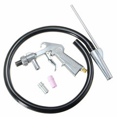 Industrial Air Sandblaster Kit Sandblaster Grit Blasting with 3 Ceramic Steel Nozzles