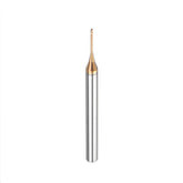 R0.4 2 Flutes Ball Nose Long Neck Milling Cutter HRC60 CNC Deep Notch Cutter End Mill