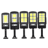 LED COB Solar Wall Light Garden Security Street Lamp PIR Motion Sensor + Remote