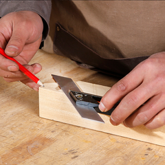 45° Angle Ruler - High Precision Stainless Steel with Aluminum Handle, Marking Knife, 3 Models for Woodworking