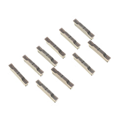 10Pcs Carbide Insert Plate Lathe Grooving Blade CNC Oblique Flat Head Precision Cutting And Grooving Blade