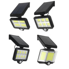 LED Solar PIR Motion Sensor Street Light Outdoor Garden Wall Security Flood