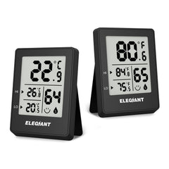 Digital Thermometer Hygrometer Home Electronic Indoor Outdoor Hygrometer Temperature Sensor Monitor Stand
