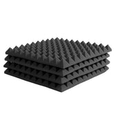 4Pcs 50x50x5cm Soundproofing Foam Acoustic Wall Panels Studio Soundproof Foam