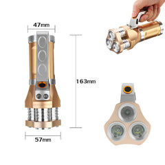 3x T6 LED Flashlight Rechargeable Tactical Spotlight