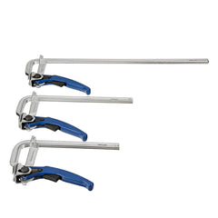 120mm-400mm Quick Guide Rail F Clamp for Woodworking, Quick Clamping for MFT & Guide Rail System