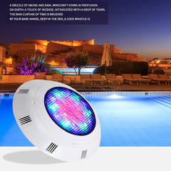 24W/36W 12V Swimming Pool Light RGB LED Bulb Underwater Decor Lights w/Remote Control IP68