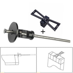 Jig Wheel Marking Gauge Tool Set for Woodworking - Precision Measuring & Marking, Durable Aluminum & Stainless Steel