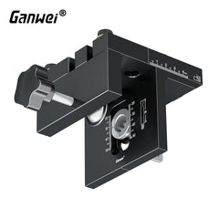 Combined Three-in-One Locator for Woodworking - Durable CNC Tool with Adjustable Vice Jaw (0-55mm)