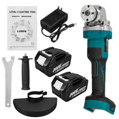 Rubber + ABS + Steel 388VF 1600W 125mm Makiita Blue Brushless Electric Polisher