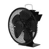Large Air Volume Heater Fan: 5-Leaf, 5-Color Fireplace with Cover