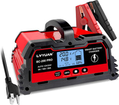 GreenZech Elite Smart Battery Charger | 20A & 30A High-Power Models | 12V/24V Professional LiFePO4 & Lead-Acid Maintainer
