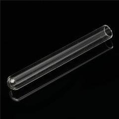 10pcs 12x100mm Lab Chemistry Glassware Borosilicate Glass Teaching Test Tubes