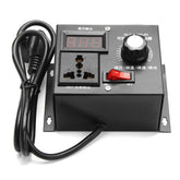 220V 4000W Universal Motor Speed Controller Variable Voltage Speed Regulator LED Display Motor