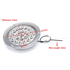 24 LEDs 10-30V Waterproof Indicator Stop Rear Tail Light For Motorcycle Car ATV Boats