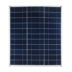 50W 18VDC 60x50cm Polycrystalline Flexible Light Solar Panel with Charging Cable+Alligator Clip