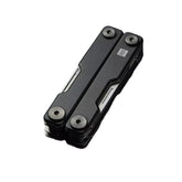Multi-Function Folding Knife Stainless Steel Knife EDC Tool Tweezers Earpick From