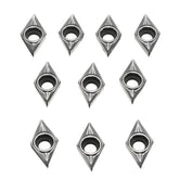 10pcs DCGT0702-AK H01 / DCGT21.51-AK H01 Inserts Used for Aluminum Turning Tool Holder Cutter
