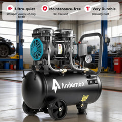 1200H-24 air compressor, oil-free, quiet, low-frequency 230V, 50HZ, 24L, 150W, custom model, high efficiency and low noise