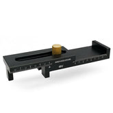 Woodworking Saw Gap Adjuster - 5-40mm Measurement Range, Durable 6061 Aluminum & Brass, Compact 80x30x28mm, Anodized Finish
