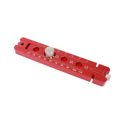 Adjustable Red Woodworking Compass - Multi-functional Tool for Circles, Measuring, and Marking - Durable Aluminum Alloy