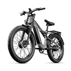 Electric Bike 48V 17.5AH SamsungBattery 1000W*2 Dual Motors Recommended Top Speed 25KM/H 26inch Tires 90KM Max Mileage 150KG Max Load Electric Bicycle
