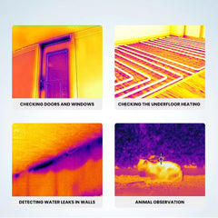 GreenZech Industrial 256-A | 256x192 HD Thermal Imaging Camera | Professional 3.5" Handheld Infrared Diagnostic Station