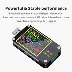 Trigger Voltmeter Amperemeter Stroom En Voltmeter USB Tester QC4 + PD3.0 2.0 Pps Snel Opladen Protocol Capaciteit Test