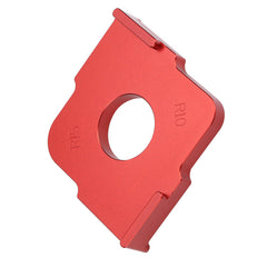 R Arc Template 3-Piece Set - Aluminum Alloy, Accurate Scale, Easy Operation for Wooden Board Trimming, R10-R35
