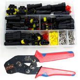 Car Electrical Wire Connector Plug Automotive Waterproof 1/2/3/4 Pin Motocycle Truck Harness Male Female Crimping Pliers