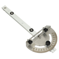 Aluminum Alloy & Stainless Steel Miter Gauge, 300mm, High Efficiency for Straight & Oblique Cutting, Precise Scale Angle
