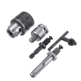 5pcs 1.5-10mm 3/8-24UNF Drill Chuck Set Drill Adapter Changed Impact Wrench Into Eletric Drill