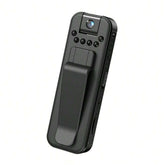 8MP 1080P USB Action Camera, 90° Angle, Rechargeable Battery, Black, ABS Material, No Stabilization, Recording Function