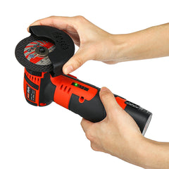 12V Mini One Hand Electric Angle Grinder Brushless Portable Wood Metal Polishing Cutting Grinding Tool