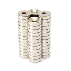 100pcs N50 10x3mm Strong Ring Magnets 3mm Hole Rare Earth Neodymium Magnet